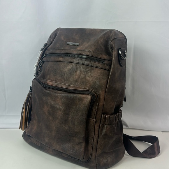 Cluci Handbags - Cluci Travel Fashion Leather Designer Women's Large Backpack